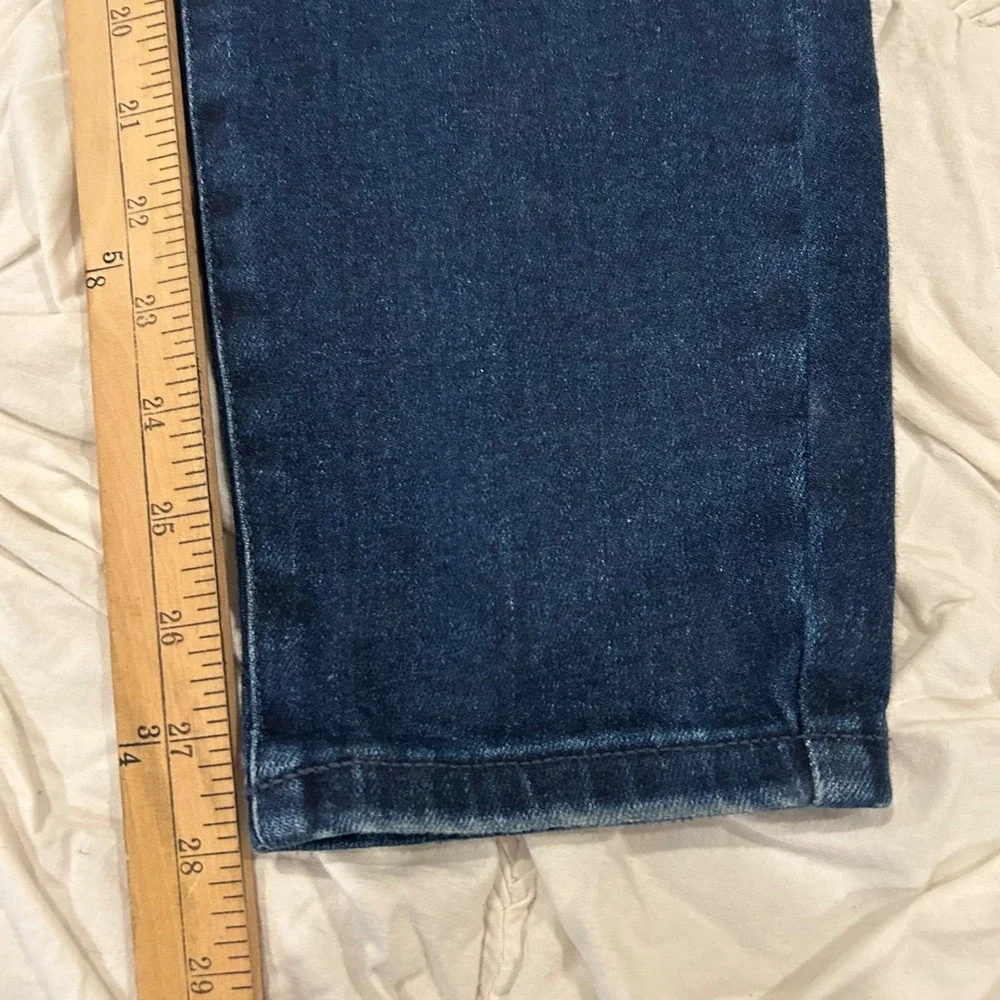LC Lauren Conrad High-Rise Skinny Jeans Goldwash Dark Blue Size 8‎ NWT